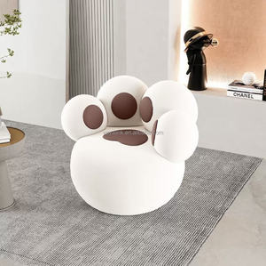 Silla de sofá individual informal, sillón de terciopelo, silla de maquillaje adecuada para salón y salón de belleza, sala de estar y dormitorio - Product Image 1