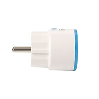 NEO NAS-WR07W Prise intelligente moderne pour extérieur WiFi/Zigbee 2 Matériel plastique 16A 250V 2 ports IP20 Prend en charge l'application Alexa Assistant