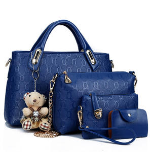 <span class=keywords><strong>Set</strong></span> di <span class=keywords><strong>Borsa</strong></span> <span class=keywords><strong>e</strong></span> <span class=keywords><strong>Portafoglio</strong></span> da Donna in Pelle PU di Alta Qualità, Vendita all'Ingrosso - Product Image 1