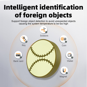 CustomLogo a forma di calcio accessori per telefono caricabatterie Wireless 10W 15W ricarica rapida Pad caricabatterie Wireless - Product Image 5