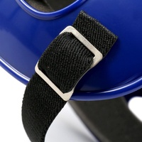 Casque de baseball ajustable personnalisable en gros, directement de l'usine, pour adultes et enfants, portable, coque ABS respirante, protection bleue