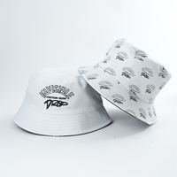 Chapeau seau à deux côtés fabriqué en usine avec des logos personnalisés Chapeau seau réversible imprimé et brodé sur mesure de haute qualité