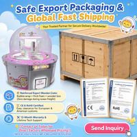 Fabricant personnalisé enfants et adultes prix maison de bonbons griffe Machine vraie grue d'arcade Machine d'amusement à pièces