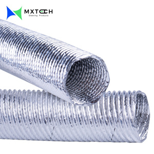 Tube de protection en aluminium ondulé pour isolation thermique, gaine réfléchissante en aluminium, tube de protection en feuille d'étain - Product Image 2