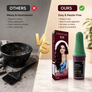 Tinte para el Cabello en Crema Borgoña 200ml, Marca Privada OEM, Calidad Profesional, Empaque Personalizado, Venta al Por Mayor - Product Image 2