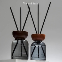 Bouteille Diffuseur en Verre Vide 100ml 150ml 200ml pour Parfum, Arôme et Bâtonnets