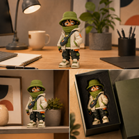 Figura de Juguete de Vinilo PVC Suave en 3D Personalizada de Alta Calidad, Modelo de Dibujos Animados en 3D con Caja de Regalo