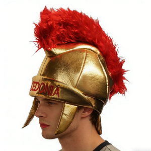Casco Medieval Romano <span class=keywords><strong>de</strong></span> Guerrero Espartano, Divertido, para Fiestas, <span class=keywords><strong>Carnaval</strong></span>, Disfraces, MH-1837 - Product Image 1