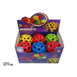 Balle spatiale en plastique 9 cm, jouet rebondissant pour enfants - Product Image 3