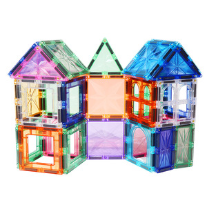 Magnescape 108 pezzi prezzo competitivo a forma di stella Design piastrelle magnetiche per bambini magnetiche mattonelle da costruzione giocattoli Set - Product Image 6