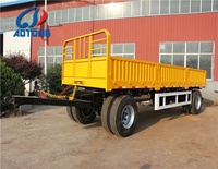 Mini tracteur benne de récupération hydraulique, 15 tonnes, 2 axes, avec barre de traction, 2 axes
