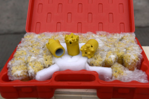 Alat Bor Batu Tambang Berkualitas Tinggi dan Kuat 36mm 7 Tombol Mata Bor Batu Keras untuk Penggunaan Jack Hammer - Product Image 5