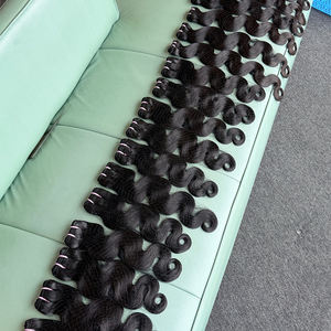 ผมต่อแบบ Body Wave แท้ 100% ผมเวอร์จินดิบจากเวียดนาม ขนาด 10-24 นิ้ว หนาแน่น สีดำธรรมชาติ สำหรับผู้หญิง - Product Image 3