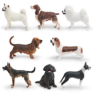 Anjing gembala Shiba Inu Springer Spaniel Labrador Retriever Tibetan Mastiff besar Dane simulasi dekorasi Model anjing peliharaan - Product Image 5