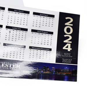 עיצוב מותאם אישית פרסום קידום מכירות מגנטי לוח שנה עסקי מקרר מגנט מדבקת לנדל"ן סוכן - Product Image 3