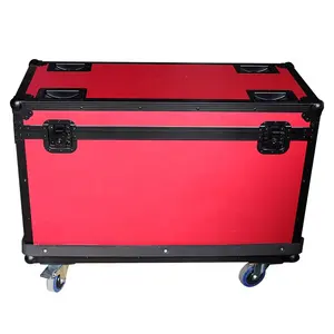 Custom Large Equipment Carrying Drum Flight Case With Foam Interior Hard Aluminum Flight Case With Wheels