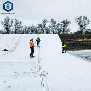 Tissu géotextile non tissé en PP à haute perméabilité pour l'enroulement des canaux drainants français, couche de protection imperméable souterraine - Product Image 3