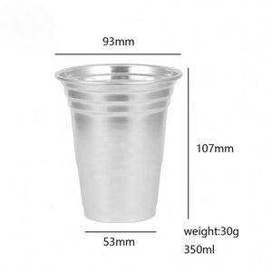 Gobelets en aluminium personnalisés de 24 oz - empilables, durables et isothermes pour les voyages, le camping - Product Image 4