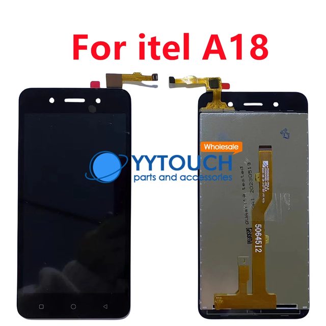 For Itel A18 LCD Screen with Digitizer Full Assembly Replacement