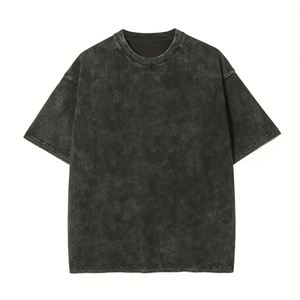 เสื้อยืดเรโทรผ้าฝ้ายแท้ทรงวินเทจ แบรนด์อเมริกัน น้ำหนัก 230 กรัม สกรีนโลโก้ตามสั่ง แขนสั้น สำหรับผู้ชายและผู้หญิง - Product Image 4