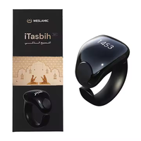 Bague de Dhikr Musulmane OEM, Bague Intelligente Bluetooth, Iqibla Électronique, Tasbih Numérique, Bague Islamique Sunriser, Compteur de Dhikr Islamique