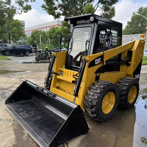 Mesin Konstruksi Bekas Asli CAT 246D Merek Amerika Tahun 2023 Skip Steer Loader 90% Baru dengan Harga Rendah dan Jam Kerja Rendah - Product Image 1