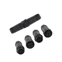 Connecteur d'alimentation étanche pour assemblage extérieur M25, IP68, fixation par vis, contact en cuivre, applications FPC 2-24 broches
