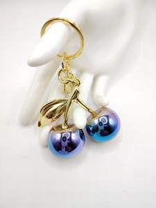 Llavero <span class=keywords><strong>de</strong></span> Aleación <span class=keywords><strong>de</strong></span> Zinc con Cristal 3D <span class=keywords><strong>de</strong></span> Alta Calidad, Amuleto <span class=keywords><strong>de</strong></span> Lujo para <span class=keywords><strong>Bolsos</strong></span>, Mochilas y Autos, Estilo Cereza, Ligero - Product Image 5