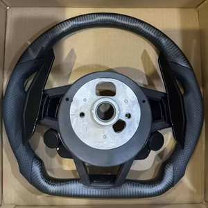 Volant en fibre de carbone pour Audi TT R8 TTRS <span class=keywords><strong>TTS</strong></span> 4S <span class=keywords><strong>MK2</strong></span> A6 S6 RS6 A7 S7 RS7 A8 S8 D4 A3 S3 Volant de course personnalisé - Product Image 4