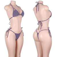 Vêtements de danse exotique en gros, ensembles de strings brillants, bikinis de qualité, combinaisons pour performance de DJ en boîte de nuit, tenues de scène et de rave pour adultes