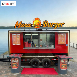 รถขายอาหารเคลื่อนที่พร้อมอุปกรณ์ครบครันสำหรับทำโดนัท รถขายกาแฟและขนมอบเชิงพาณิชย์ - Product Image 6