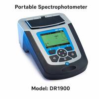 Yüksek Hassasiyetli DR1900 Taşınabilir Spektrofotometre 340-800nm El Tipi Su Renk Ölçer, 220+ Önceden Programlanmış Yöntemle