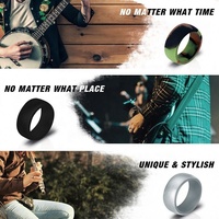 Bague de mariage en silicone à portée classique avec logo personnalisé, bague pour hommes en agate yéménite rubis de Bangkok, bagues Aqeeq à la mode en silicone Opp