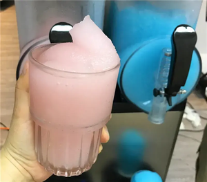 Máquina comercial de aguanieve de bebida congelada de 12L de Venta caliente para 2 tanques que hacen una taza de hielo aguanieve para tiendas de Bebidas frías - Product Image 6
