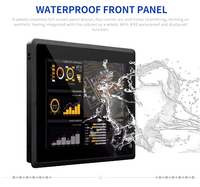 PC industriel tout-en-un à écran tactile 10,1'' avec boîtier en aluminium, système d'exploitation Android/Linux, stockage personnalisable - Vente chaude