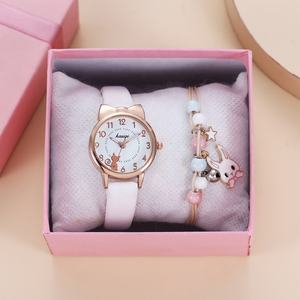 Casual Fashion <strong>Teenager</strong> <strong>Watch</strong> Cute Cartoon Rabbit Bracelet Cat Cartoon Girls Female Student Magnet <strong>Watch</strong> - Product Image 5