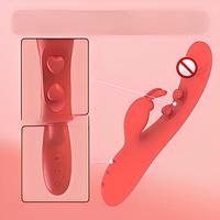 Vibrateur double tête Rabbit, double stimulation, massage du clitoris, produits pour adultes, rechargeable par USB