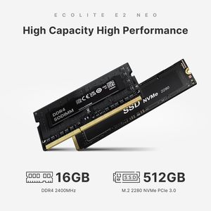 Mini PC BOSGAME E2 con AMD <span class=keywords><strong>Ryzen</strong></span> 5 <span class=keywords><strong>3500U</strong></span> (hasta 3.7GHz), 16GB DDR4, 512GB NVMe SSD, Pantalla Triple 4K a través de Doble USB-C, WiFi 5, BT 5.0 - Product Image 4