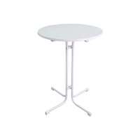 Tables pliantes en plastique robustes et pliables, design moderne, pour usage extérieur/intérieur, jardins