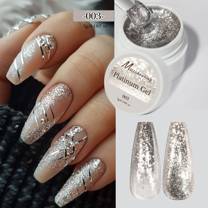 Esmalte de Uñas en Gel UV con Brillo Platino, Rosa, Dorado, Plateado, con Destellos de Diamante, para Manicura Profesional - Product Image 5