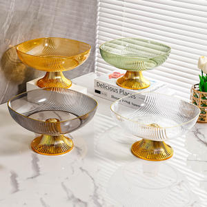 ถาดผลไม้ ห้องนั่งเล่น โต๊ะกาแฟ ของใช้ในบ้าน ปี <span class=keywords><strong>2023</strong></span> รุ่นใหม่ หรูหรา ระดับไฮเอนด์ ขนมขบเคี้ยว ถาดคริสตัล - Product Image 2