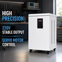 CE 15kVA 20kVA Einphasiger 220V Automatischer Spannungsregler Hochpräziser Servomotor-Typ AC-Stabilisator für Gewerbliche Nutzung