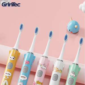 Nuevo <span class=keywords><strong>cepillo</strong></span> de dientes eléctrico para niños, dibujos animados de niños, Dupont, pelo suave, tipo de onda acústica, <span class=keywords><strong>cepillo</strong></span> de dientes inteligente para niños - Product Image 2