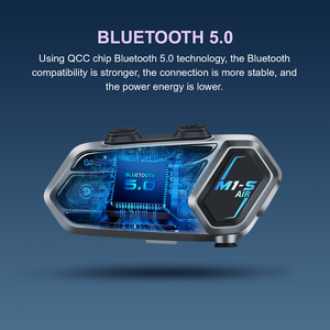 Fodsports M1-S, helm sepeda motor interkom ip65 tahan angin, headset sepeda motor nirkabel 1000m 4-6pengendara - Product Image 5