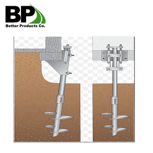 Support d'ancrage à vis d'usine coût inférieur et installation plus rapide que d'autres méthodes support hélicoïdal pour poteau <span class=keywords><strong>de</strong></span> support <span class=keywords><strong>de</strong></span> maison en acier - Product Image 1