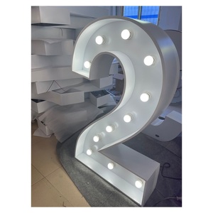 Letreros Led personalizados para pared, carteles de Metal, marquesina, para boda, 4 pies - Product Image 3
