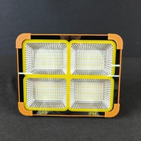 Projecteur LED solaire rechargeable pour extérieur 30W IP66, lampe de travail d'urgence, source de lumière portable pour aménagement paysager et camping