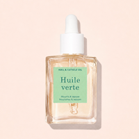 Huile de Soin des Ongles Hydratante et Nourrissante à Base de Plantes, Applicateur Compte-gouttes, Sérum pour Cuticules, Marque Privée
