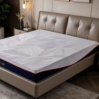 Matelas en éponge ultra doux effet nuage, tissu jacquard respectueux de la peau, anti-affaissement, haute résilience