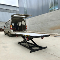 Chariot élévateur à ciseaux électrique motorisé, batterie lithium 48V, capacité 300 kg, plateforme en acier auto-chargeante, hauteur maximale 1200 mm